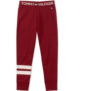 Girls burgundy Tommy Hilfiger sweats size M 8-10